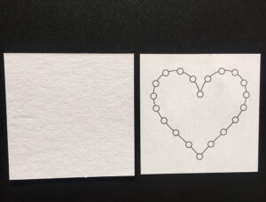 den svatého Valentýna - tácek srdce návod