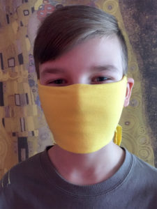 rouška bez šití