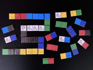 jak vyrobit domino z kartonu - pro menší děti
